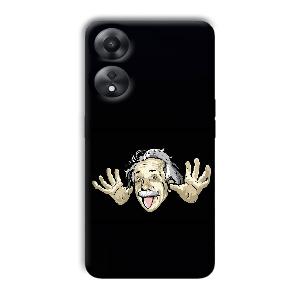 Einstein Phone Customized Printed Back Cover for Oppo A78 5G
