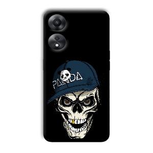 Panda & Skull Phone Customized Printed Back Cover for Oppo A78 5G