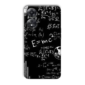 E is Equal To MC2 Phone Customized Printed Back Cover for Oppo A78 5G