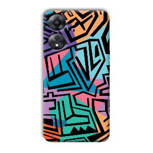 Patterns Phone Customized Printed Back Cover for Oppo A78 5G