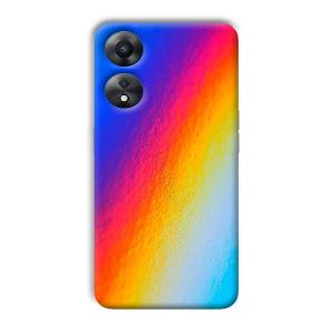 Rainbow Phone Customized Printed Back Cover for Oppo A78 5G