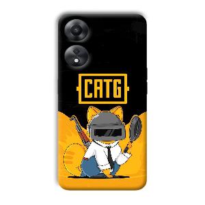 CATG Phone Customized Printed Back Cover for Oppo A78 5G