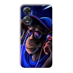 Cool Chimp Phone Customized Printed Back Cover for Oppo A78 5G