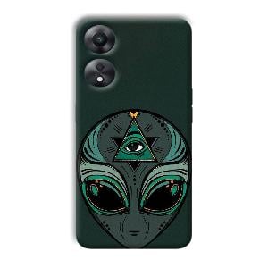 Alien Phone Customized Printed Back Cover for Oppo A78 5G