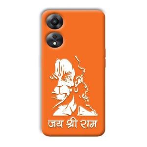 Jai Shree Ram Phone Customized Printed Back Cover for Oppo A78 5G