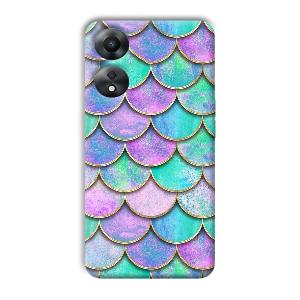 Mermaid Design Phone Customized Printed Back Cover for Oppo A78 5G