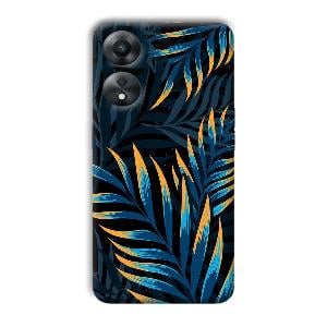Mountain Leaves Phone Customized Printed Back Cover for Oppo A78 5G