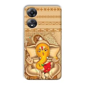 Ganesha Phone Customized Printed Back Cover for Oppo A78 5G