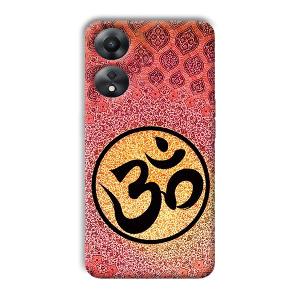 Om Design Phone Customized Printed Back Cover for Oppo A78 5G