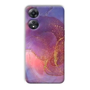 Sparkling Marble Phone Customized Printed Back Cover for Oppo A78 5G