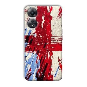 Red Cross Design Phone Customized Printed Back Cover for Oppo A78 5G