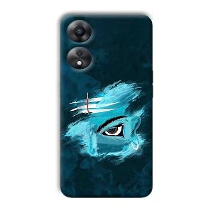 Shiva's Eye Phone Customized Printed Back Cover for Oppo A78 5G