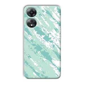 Sky Blue Design Phone Customized Printed Back Cover for Oppo A78 5G