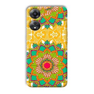 Mandala Art Phone Customized Printed Back Cover for Oppo A78 5G