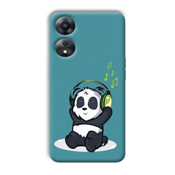 Panda  Phone Customized Printed Back Cover for Oppo A78 5G