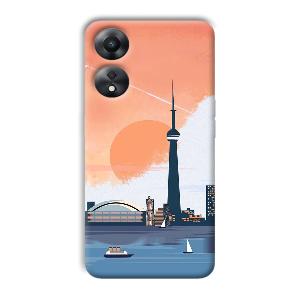 City Design Phone Customized Printed Back Cover for Oppo A78 5G