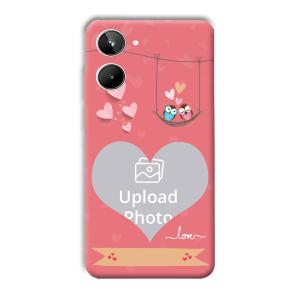 Love Birds Design Customized Printed Back Cover for Realme 10