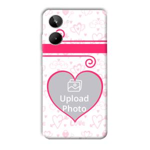 Hearts Customized Printed Back Cover for Realme 10