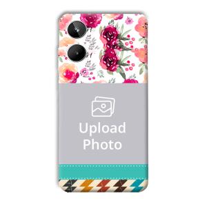 Water Color Painting Customized Printed Back Cover for Realme 10