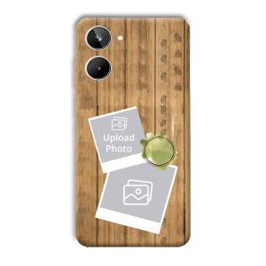 Wooden Photo Collage Customized Printed Back Cover for Realme 10