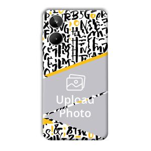 Letters Customized Printed Back Cover for Realme 10