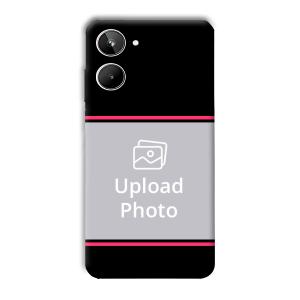 Pink Lines Customized Printed Back Cover for Realme 10