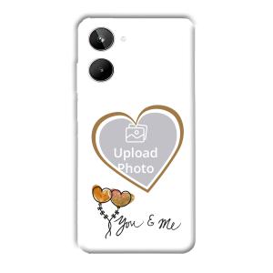 You & Me Customized Printed Back Cover for Realme 10