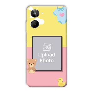 Teddy Bear Baby Design Customized Printed Back Cover for Realme 10