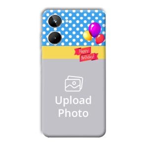 Happy Birthday Customized Printed Back Cover for Realme 10