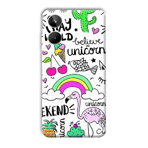 Stay Wild Phone Customized Printed Back Cover for Realme 10