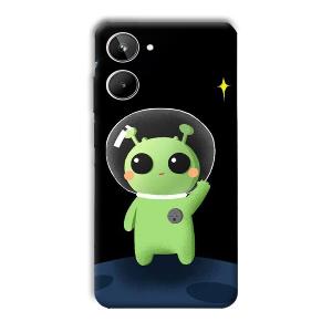 Alien Character Phone Customized Printed Back Cover for Realme 10