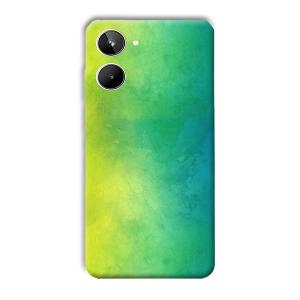 Green Pattern Phone Customized Printed Back Cover for Realme 10