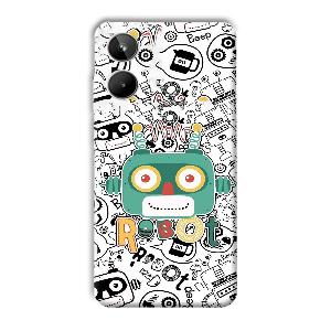 Animated Robot Phone Customized Printed Back Cover for Realme 10