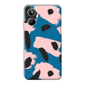 Black Dots Pattern Phone Customized Printed Back Cover for Realme 10