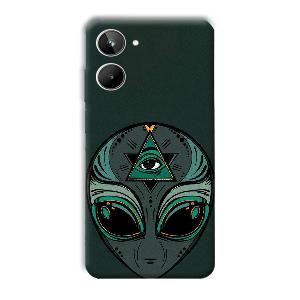 Alien Phone Customized Printed Back Cover for Realme 10