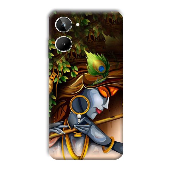 Krishna & Flute Phone Customized Printed Back Cover for Realme 10