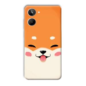 Smiley Cat Phone Customized Printed Back Cover for Realme 10