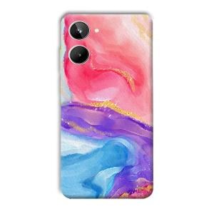 Water Colors Phone Customized Printed Back Cover for Realme 10