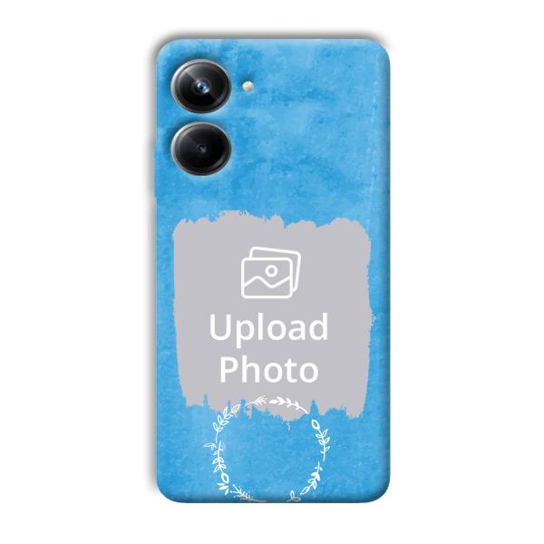 Blue Design Customized Printed Back Cover for Realme 10 pro 5g