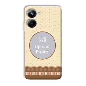 Brown Design Customized Printed Back Cover for Realme 10 pro 5g