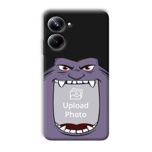 Purple Monster Customized Printed Back Cover for Realme 10 pro 5g