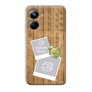 Wooden Photo Collage Customized Printed Back Cover for Realme 10 pro 5g