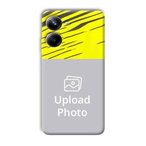 Yellow Lines Customized Printed Back Cover for Realme 10 pro 5g