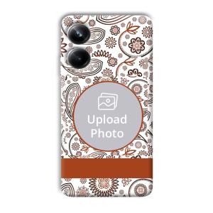 Henna Art Customized Printed Back Cover for Realme 10 pro 5g