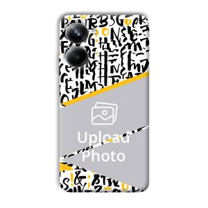Letters Customized Printed Back Cover for Realme 10 pro 5g