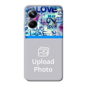 Love   Customized Printed Back Cover for Realme 10 pro 5g