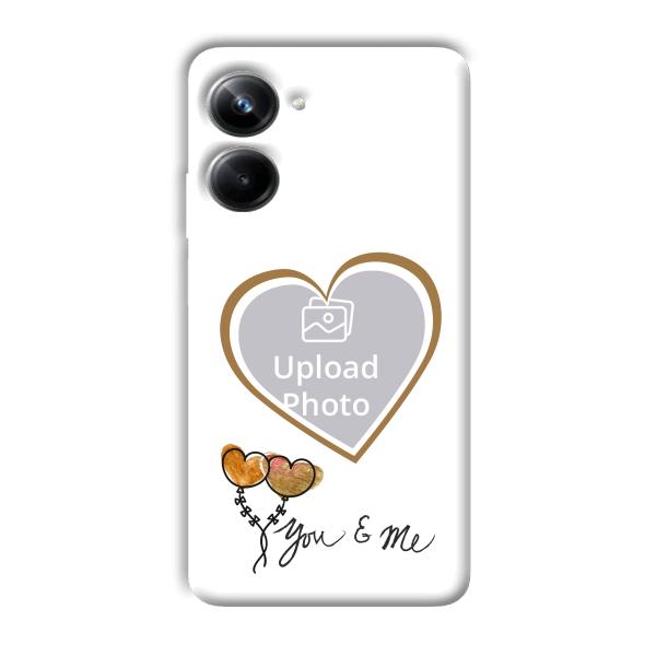 You & Me Customized Printed Back Cover for Realme 10 pro 5g