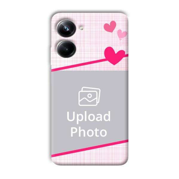 Pink Check Customized Printed Back Cover for Realme 10 pro 5g