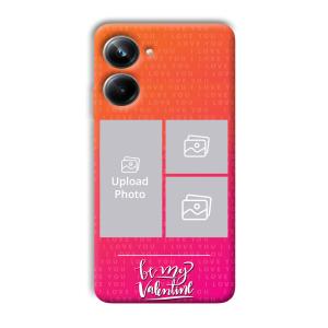 To My Valentine Customized Printed Back Cover for Realme 10 pro 5g