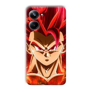 Goku Design Phone Customized Printed Back Cover for Realme 10 pro 5g